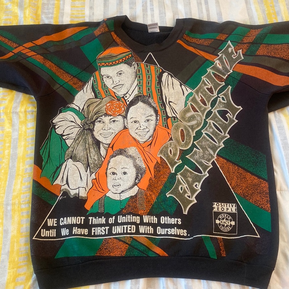 Kacy World Colors Positive Family Crewneck